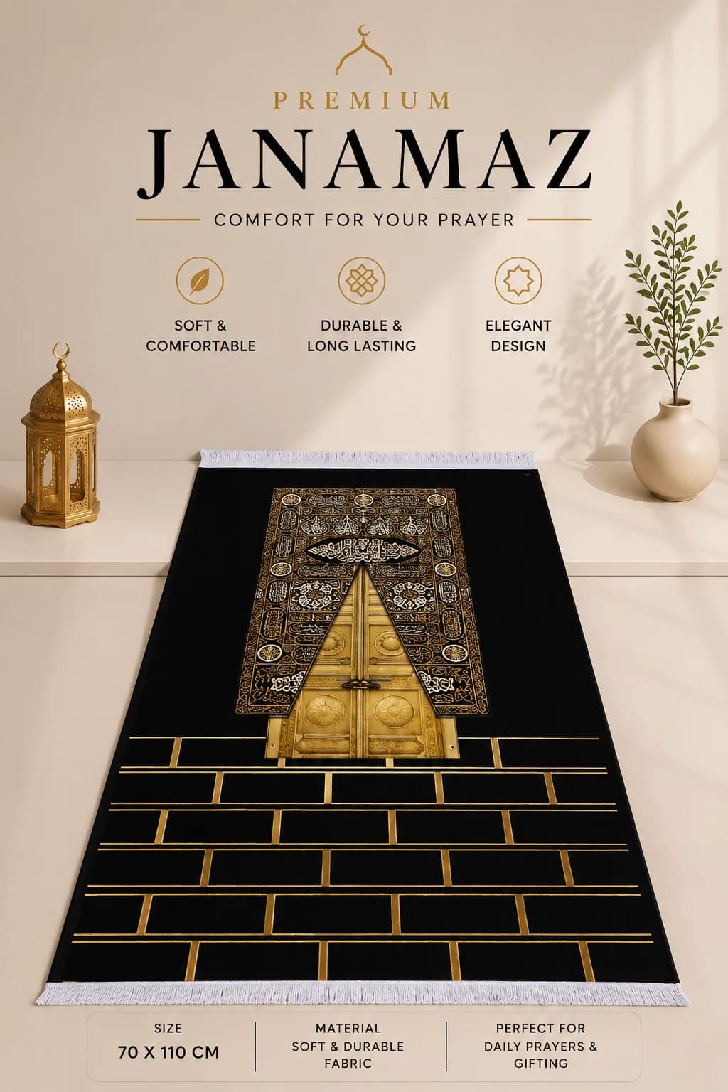 Silver Carpet Prayer Mat B8